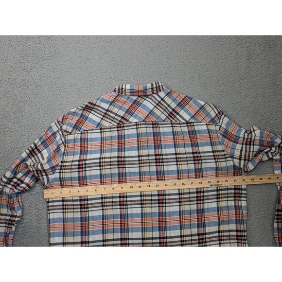 Patagonia A/C Steersman Shirt Mens Large Long Sleeve Button Crinkle Plaid - Picture 6 of 9